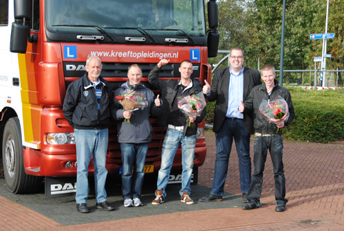 Geslaagd voor rijbewijs C in Drachten